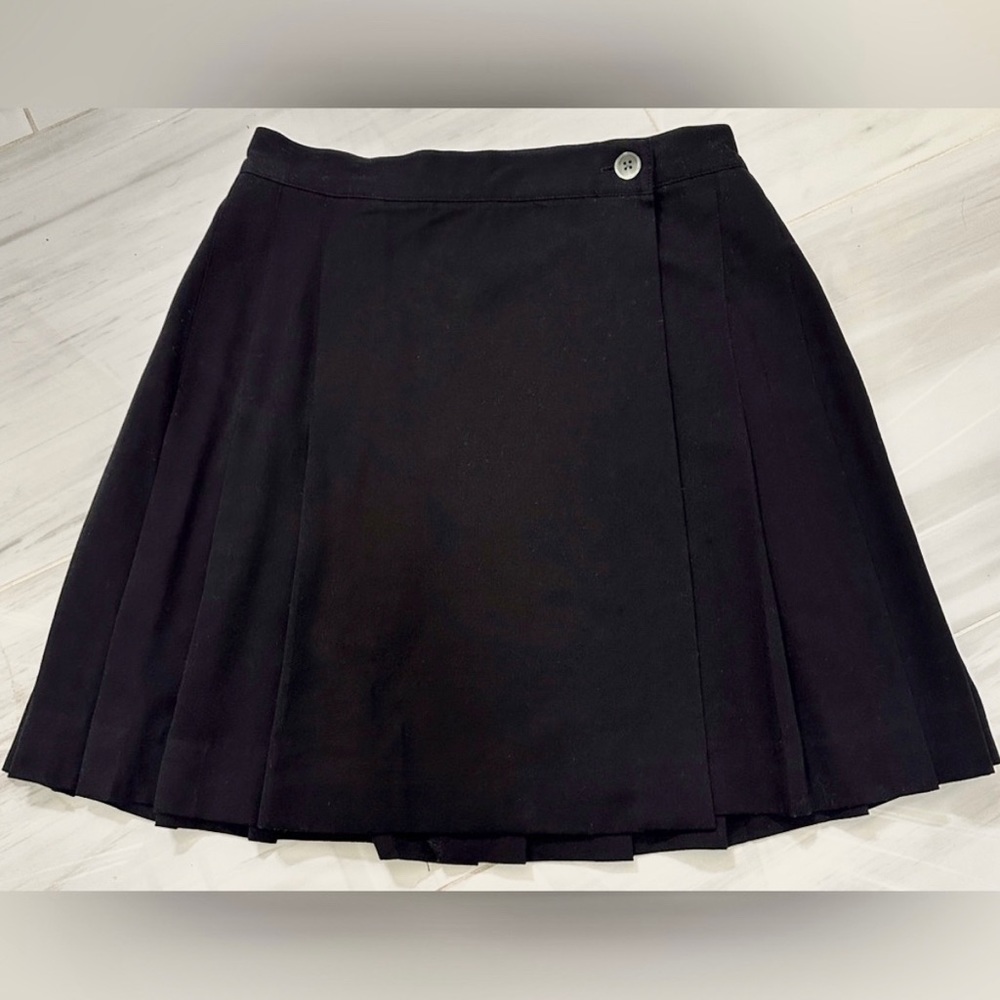Vintage Gap Pleated Wrap Mini Skirt Size 8